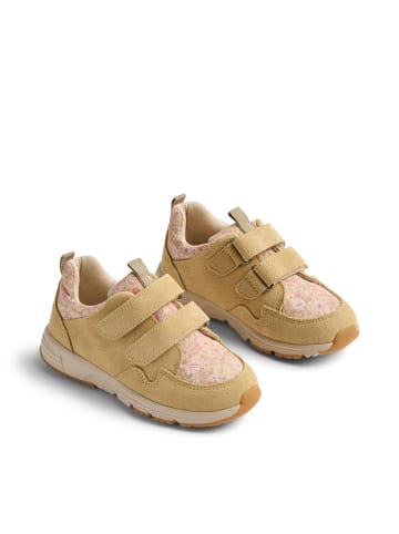 Wheat Leder-Sneakers "Toney" in Gelb/ Rosa