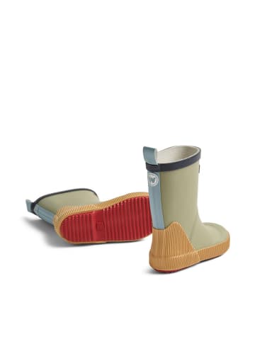 Wheat Rubberlaarzen "Welly" kaki/geel