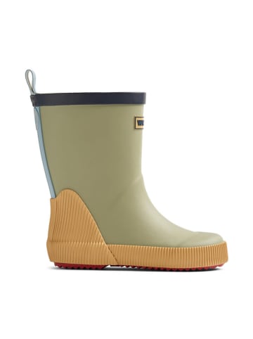 Wheat Rubberlaarzen "Welly" kaki/geel
