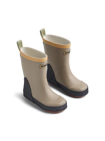 Wheat Gummistiefel "Welly" in Beige/ Dunkelblau