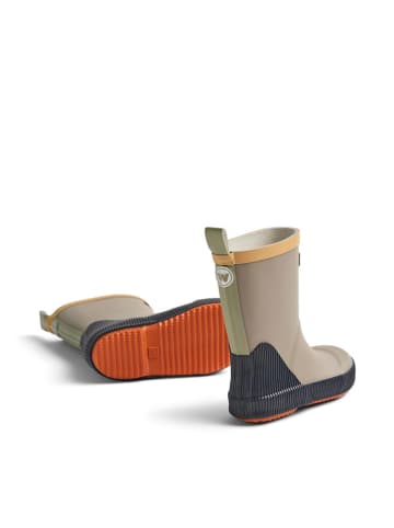 Wheat Rubberlaarzen "Welly" beige/donkerblauw