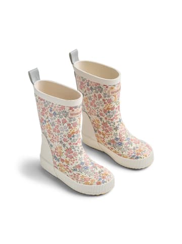 Wheat Kalosze "Welly" w kolorze kremowym ze wzorem