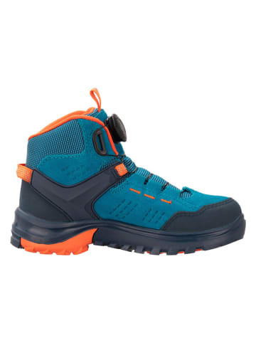 Trollkids Leder-Wanderschuhe "Gjende" in Blau