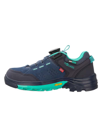 Trollkids Leren wandelschoenen "Gjende" donkerblauw