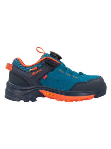 Trollkids Leren wandelschoenen "Gjende" blauw