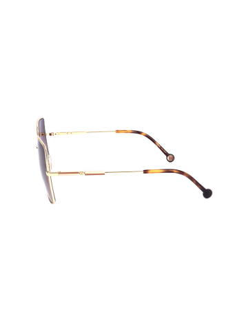 Carolina Herrera Damen-Sonnenbrille in Gold/ Lila