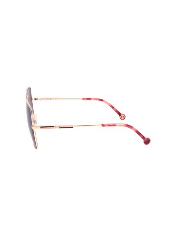 Carolina Herrera Damskie okulary przeciwsłoneczne w kolorze złoto-różowym