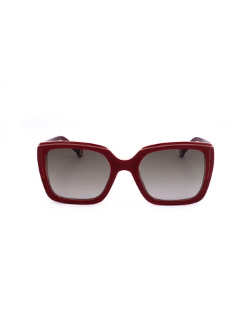 Carolina Herrera Damskie okulary przeciwsłoneczne w kolorze bordowo-jasnobrązowym