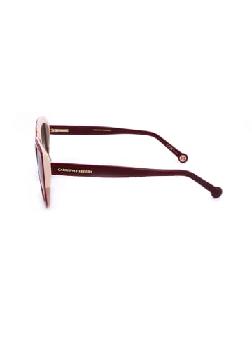 Carolina Herrera Damskie okulary przeciwsłoneczne w kolorze bordowo-jasnobrązowym