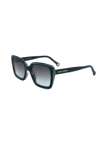 Carolina Herrera Damen-Sonnenbrille in Grün/ Grau-Hellblau