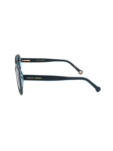 Carolina Herrera Damen-Sonnenbrille in Grün/ Grau-Hellblau