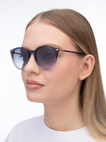 Carolina Herrera Damen-Sonnenbrille in Dunkelblau/ Lila