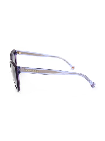 Carolina Herrera Damen-Sonnenbrille in Dunkelblau-Lila/ Grau