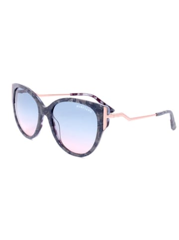 GUESS by MARCIANO Damen-Sonnenbrille in Dunkelblau-Gelb/ Hellblau