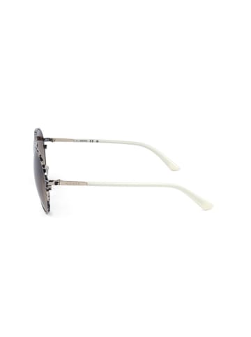 Guess Damskie okulary przeciwsłoneczne w kolorze beżowo-czarno-jasnobrązowym