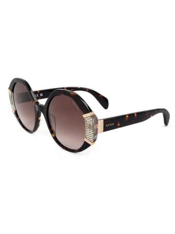 Guess Damen-Sonnenbrille in Braun/ Hellbraun