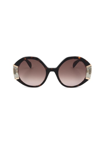 Guess Damskie okulary przeciwsłoneczne w kolorze brązowo-jasnobrązowym
