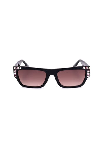 Guess Damskie okulary przeciwsłoneczne w kolorze czarno-jasnoróżowym