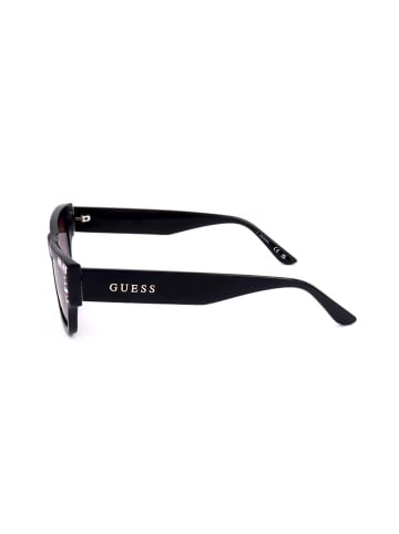 Guess Damskie okulary przeciwsłoneczne w kolorze czarno-jasnoróżowym