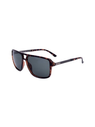 Guess Herren-Sonnenbrille in Braun/ Dunkelblau