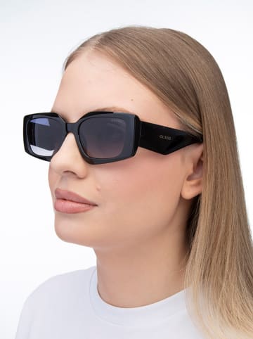 Guess Damskie okulary przeciwsłoneczne w kolorze czarnym