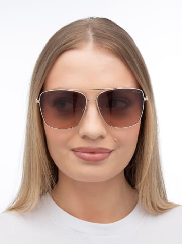 Guess Damen-Sonnenbrille in Gold/ Hellbraun