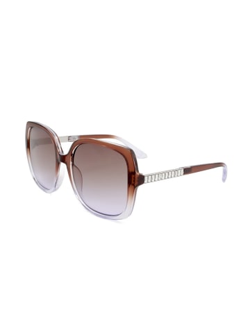 Guess Damen-Sonnenbrille in Braun-Lila/ Hellbraun
