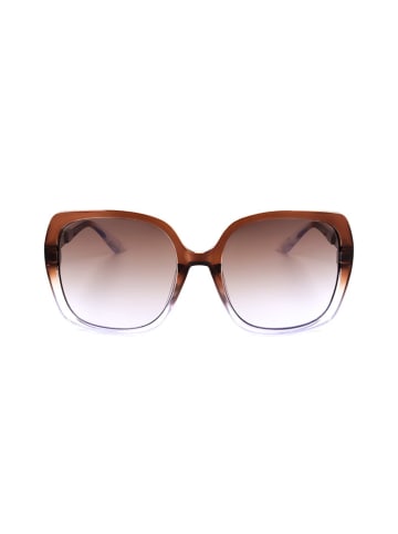 Guess Damen-Sonnenbrille in Braun-Lila/ Hellbraun