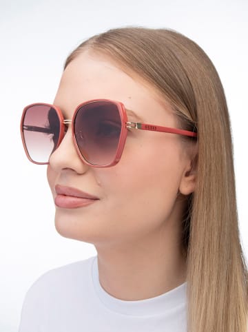 Guess Damen-Sonnenbrille in Rot/ Braun