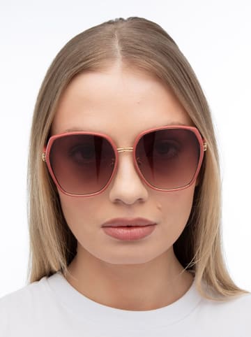 Guess Damen-Sonnenbrille in Rot/ Braun