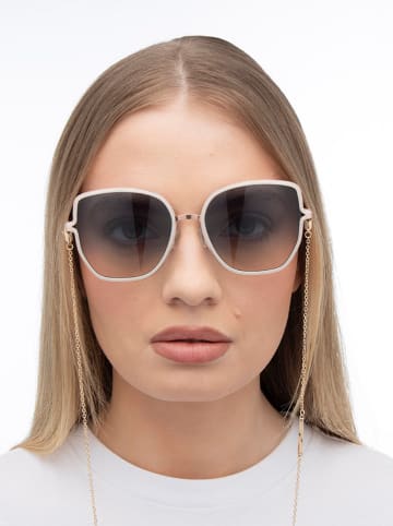 Hugo Boss Dameszonnebril crème-goudkleurig/blauw