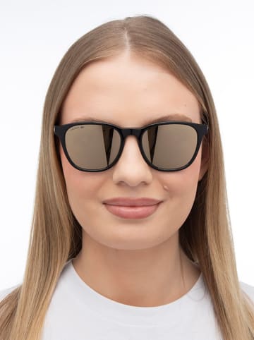 Lacoste Damen-Sonnenbrille in Schwarz/ Gold