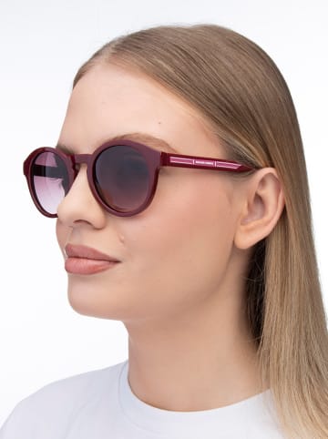 Lacoste Dameszonnebril rood/lichtroze