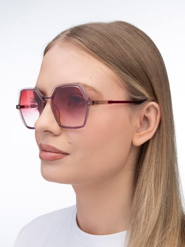 Karl Lagerfeld Damen-Sonnenbrille in Ohne Farbe/ Rosa