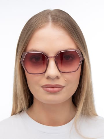 Karl Lagerfeld Damen-Sonnenbrille in Ohne Farbe/ Rosa