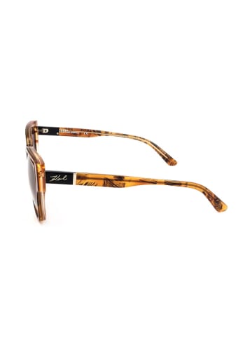 Karl Lagerfeld Damen-Sonnenbrille in Hellbraun