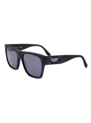 Karl Lagerfeld Unisex-Sonnenbrille in Schwarz/ Blau