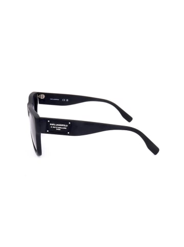 Karl Lagerfeld Unisex-Sonnenbrille in Schwarz/ Blau