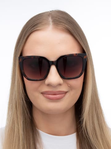 Oscar de la Renta Damskie okulary przeciwsłoneczne w kolorze brązowym