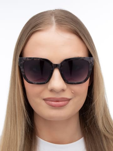 Oscar de la Renta Damen-Sonnenbrille in Grau-Schwarz/ Blau