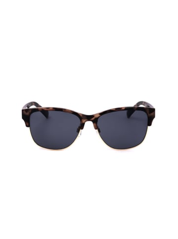Oscar de la Renta Dameszonnebril bruin-goudkleurig/donkerblauw