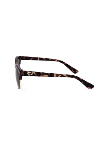 Oscar de la Renta Damskie okulary przeciwsłoneczne w kolorze złoto-brązowo-granatowym