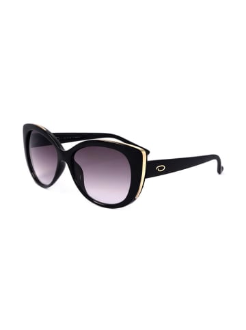 Oscar de la Renta Damskie okulary przeciwsłoneczne w kolorze czarno-fioletowym