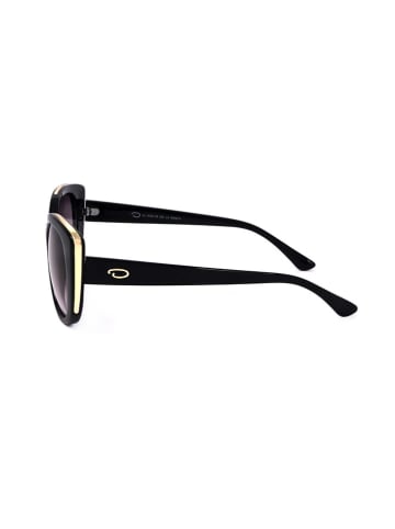 Oscar de la Renta Damskie okulary przeciwsłoneczne w kolorze czarno-fioletowym