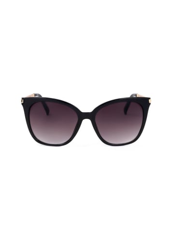 Oscar de la Renta Damen-Sonnenbrille in Schwarz-Gold/ Lila