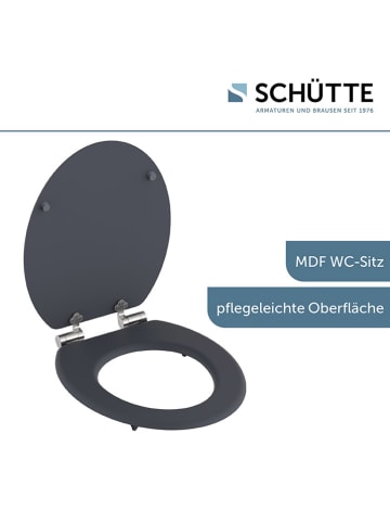 Schütte Toiletbril met softclose "Spirit" antraciet