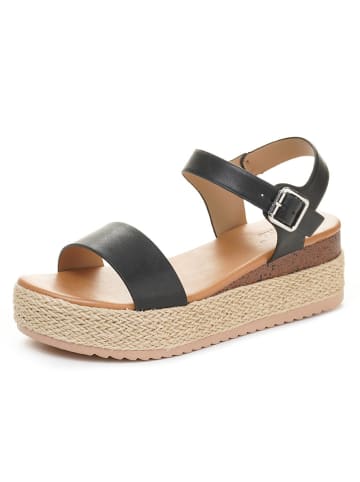 C'M Sleehaksandalen zwart