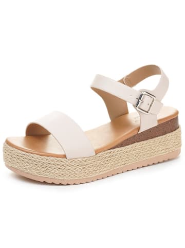 C'M Kelisandaletten in Creme
