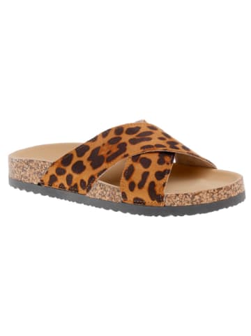 C'M Slippers bruin/lichtbruin
