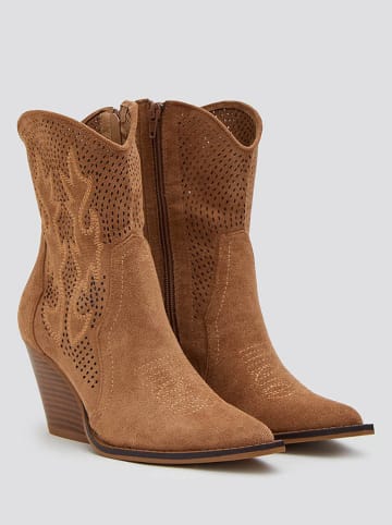 Bellucci Westernstiefel in Hellbraun
